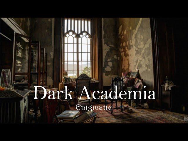 pov: you're studying and listening to music while it's raining [dark academia playlist]