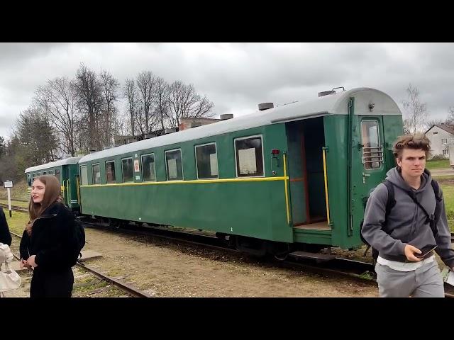 Живая узкоколейная ЖД в Балтии! Поездка Гулбене-Алуксне и встреча с "лесным человеком"!