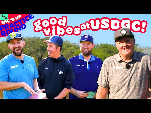 Nate Doss joins BigSexyBarri at USDGC! | 2024 US Disc Golf Championship | Jomez Practice Round