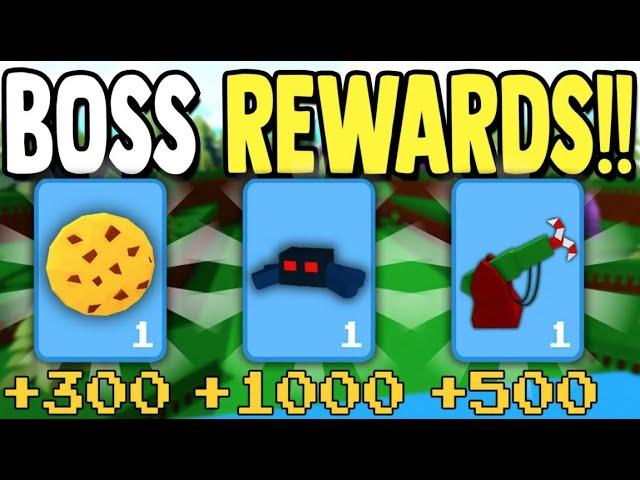 *EVERY* BOSS FIGHT REWARD!! | Build a boat for treasure ROBLOX