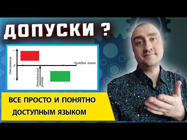 Допуски размеров на чертеже  Поле допуска  Расположение допуска на схеме