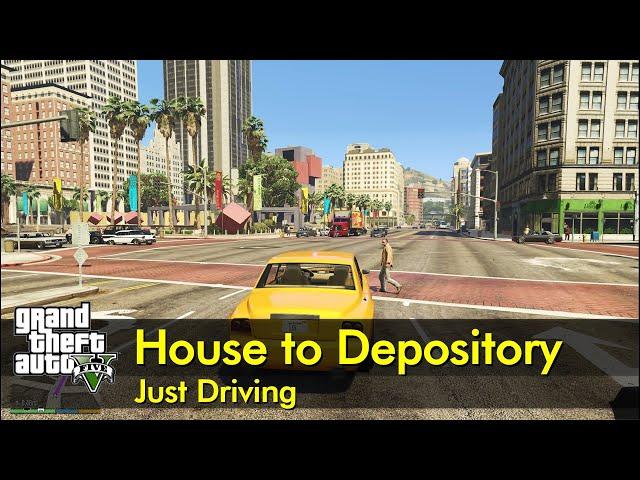 Lester's House to Union Depository | Just Driving | GTA V
