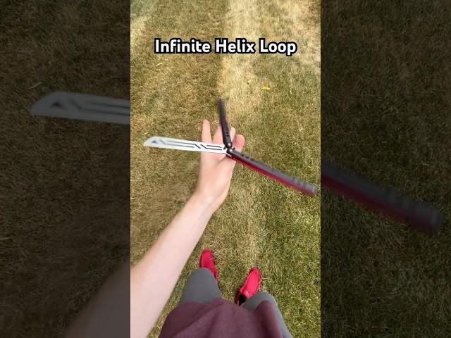 Infinite Helix Loop #balisong #balisongflipping #balisongtricks #butterflyknife #squidindustries