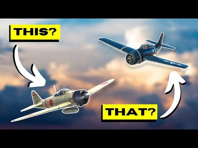 Most People Choose Wrong! | Grumman Wildcat Vs Mitsubishi Zero