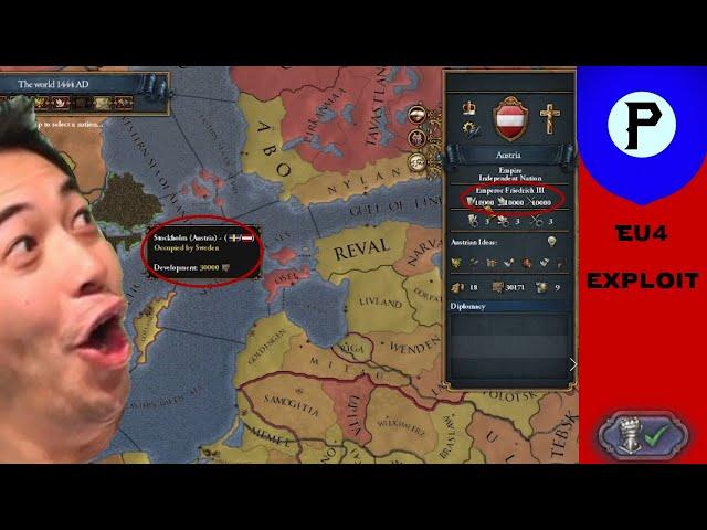 EU4 history file exploit | infinite mana points for leaders | infinite dev