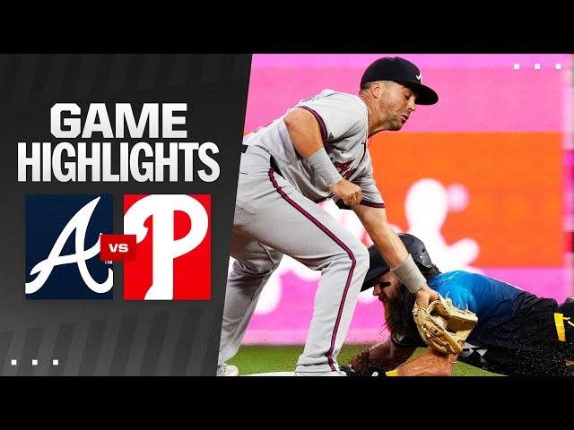 Braves vs. Phillies Game Highlights (8/30/24) | MLB Highlights