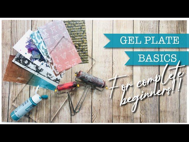 Gel Plate Printing  Techniques 101  Basic tips for complete beginners!