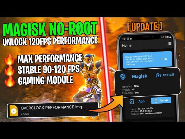 120 FPS Boosts with Magisk Modules