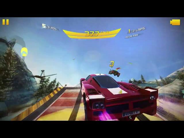 Asphalt 8: Airborne - Season 7 - Race 12 - Alps - Classic - Ferrari (Trainer on) (PC) (60fps)