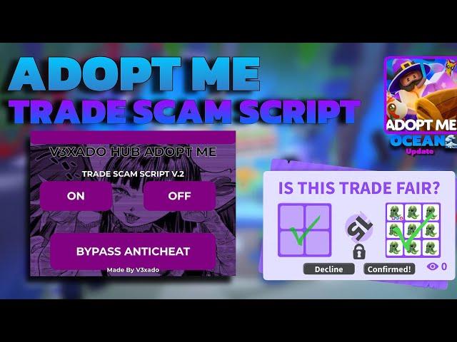 [OCEAN] ADOPT ME TRADE SCAM / Pet Stealer SCRIPT New Update Cranky Crazy GET YOUR DREAM PETS