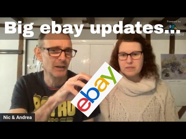 Big ebay SELLER UPDATES for 2025