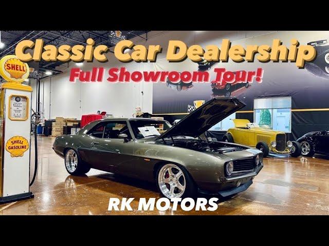 CLASSIC CAR DEALERSHIP! -MASSIVE SHOWROOM! - Full Tour! - Muscle Cars - Antique Cars!- C8 Z06