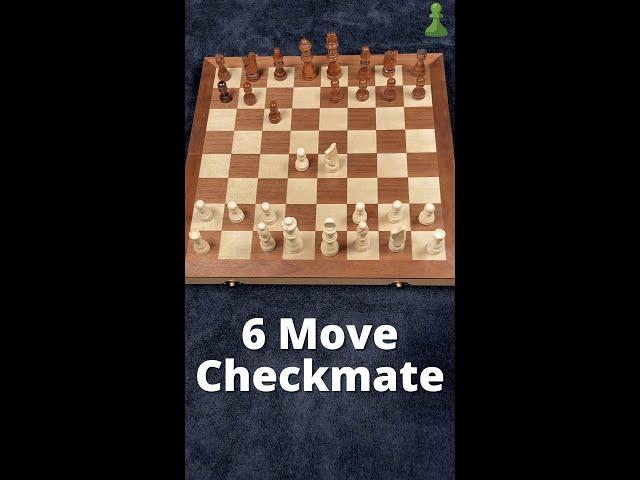 How to Checkmate Your Opponent in 6 Moves #Shorts