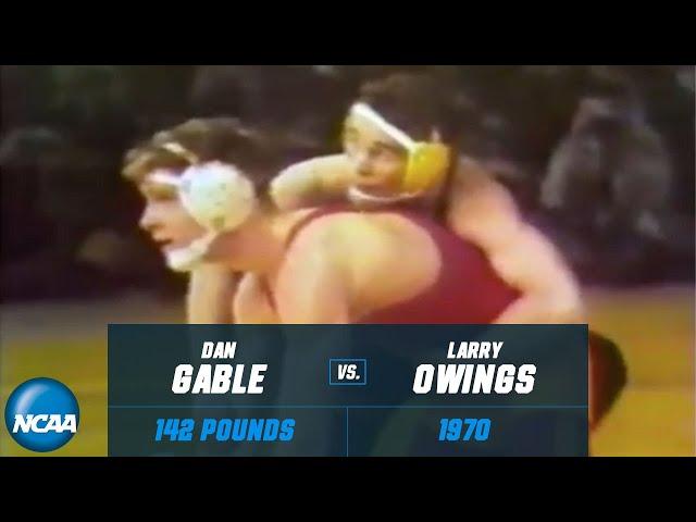 Dan Gable vs. Larry Owings: FULL 1970 NCAA title match at 142 pounds