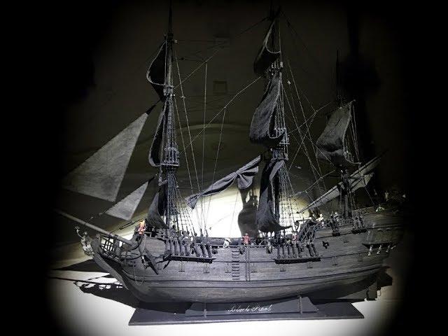 Обзор сборной модели корабля Черная жемчужина (Black Pearl) с АлиЭкспресс