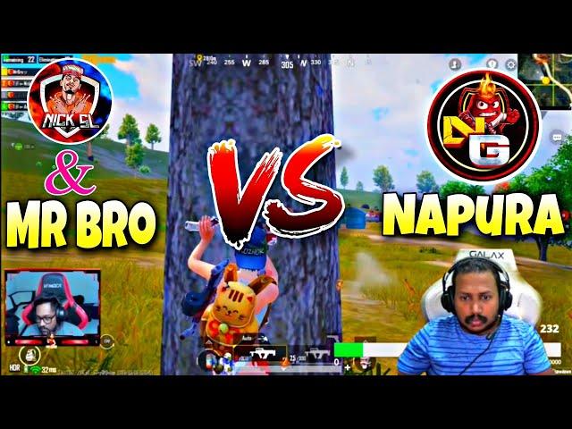 Mr Bro & Nick Sl vs Napura Gaming || Erangel Map Same Lobby || Pubg Sri Lanka || BOMTA gaming