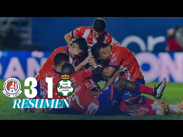 ATLÉTICO DE SAN LUIS 3-1 SANTOS J10 | SAN LUIS es el MEJOR LOCAL del TORNEO