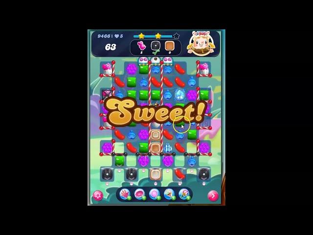 Candy Crush Saga Level 9466 No Boosters 10 Gold Bars