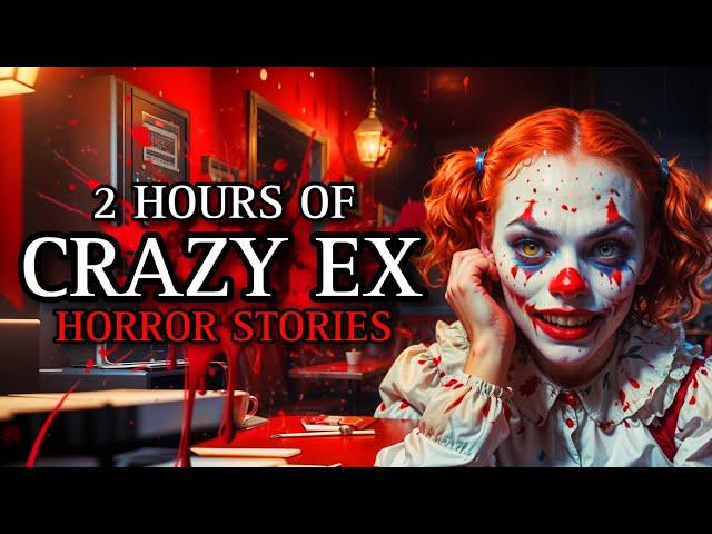 20 TRUE Sinister Crazy Ex Horror Stories MEGA COLLECTION 2 | (#scarystories) Ambient Fireplace