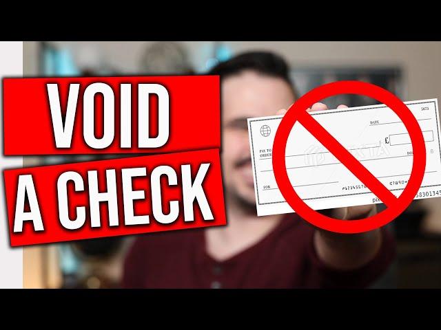 How To Void a Check