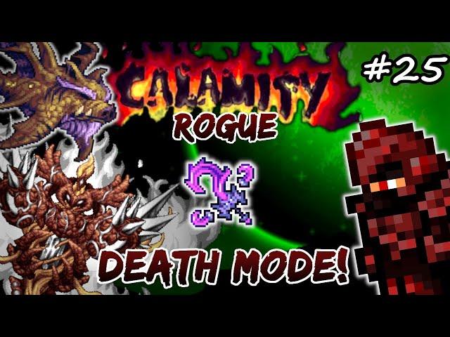 Old Duke & Nighttime Providence in DEATH MODE! Terraria Calamity Let's Play #25 | Rogue Playthrough