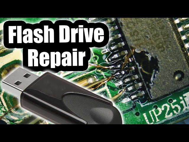 Broken USB Flash Drive Repair and Data recovery. Hidden Traces.