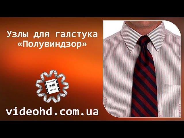  Как завязывать галстук: Полувиндзор (Half-Windsor) / Узлы для галстука