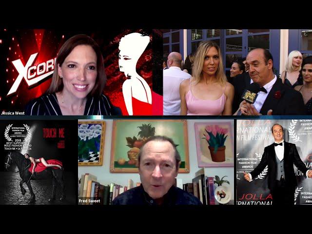 XCORPS Fashion TV Jessica West reporting on the La Jolla Fashion Film Festival 2020