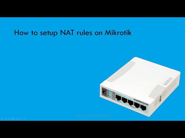 How to Mikrotik   NAT