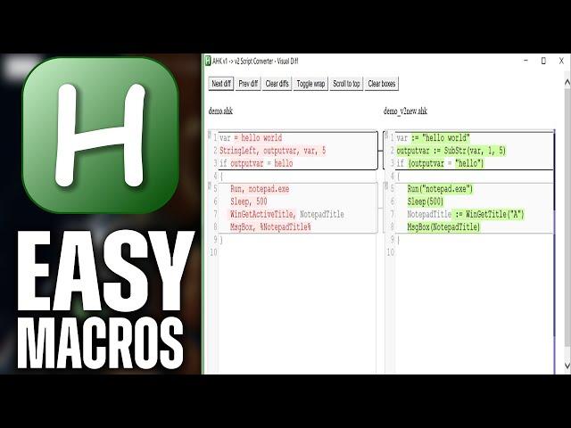 Basics of Auto Hot Key | AHK