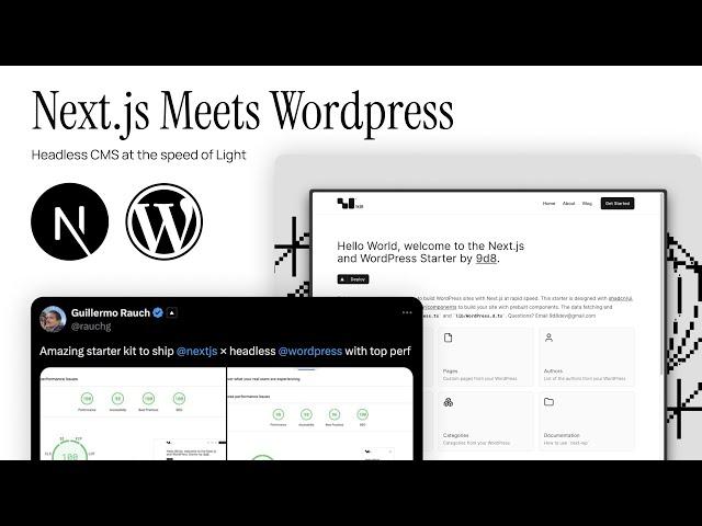 NEXT.js 14 meets Headless Wordpress: The Perfect Combo for SEO and SPEED ︎ Guillermo Approved!