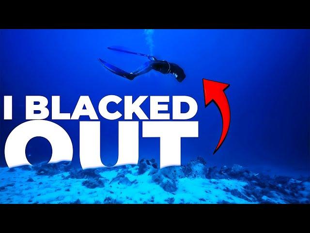 I Blacked Out while spearfishing BIG grouper {Catch N Cook}
