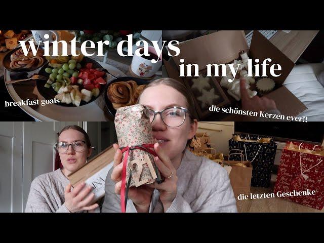 WINTER VLOG || die schönsten Kerzen ever, breakfast goals, die letzten Weihnachtsgeschenke & mehr