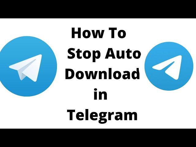 How To Stop Auto Download In Telegram,how to turn off auto download in telegram