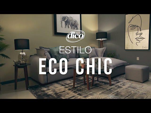 Salas modernas ESTILO ECO CHIC | Muebles DICO