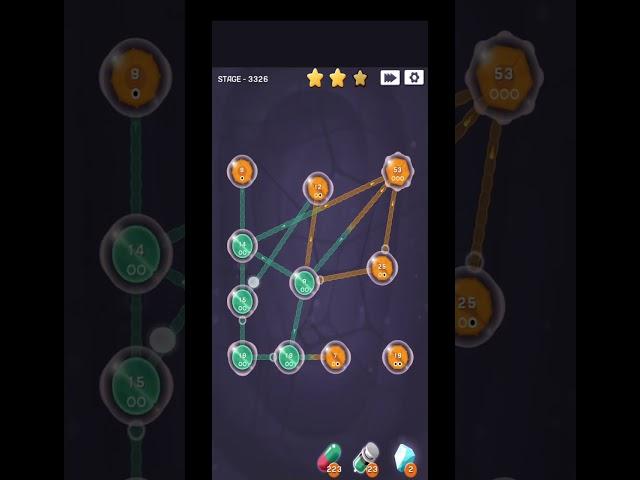 Cell Expansion Wars Level 3326 ⭐⭐⭐ Walkthrough #shorts