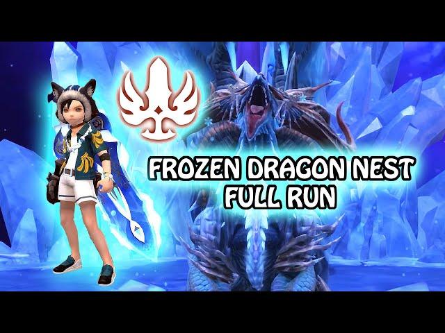 Dragon Nest SEA - Frozen Dragon Nest LB21 Full Run - Slacking Gladiator POV