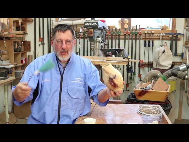 Sanding tip from the AAW in KC ,   Sam Angelo  wyomingwoodturner