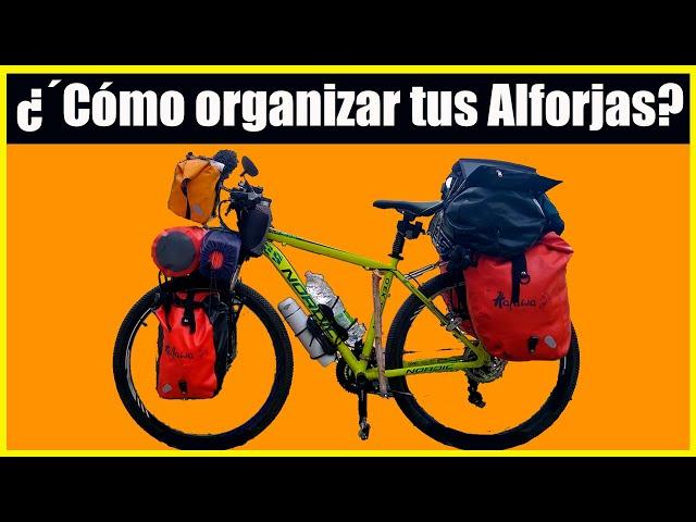  ALFORJAS de VIAJE // ¿Cómo organizar el equipaje? // CICLOTURISMO