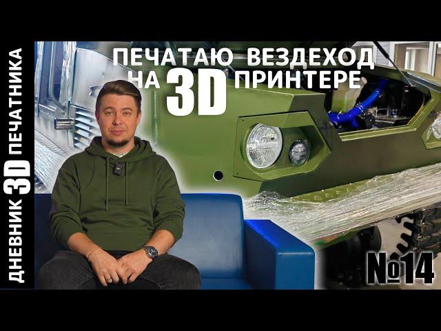 ДЕТАЛИ ВЕЗДЕХОДА на 3D ПРИНТЕРЕ | печатаем КУСОК РУЛЯ Lamborghini URUS | Дневник 3Д печатника #3d