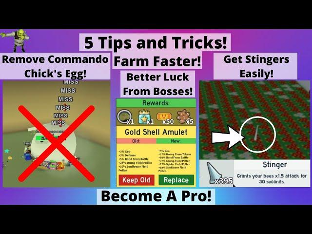 5 Tips and Tricks That Will Make You a Pro! [2021] - Roblox Bee Swarm Simulator