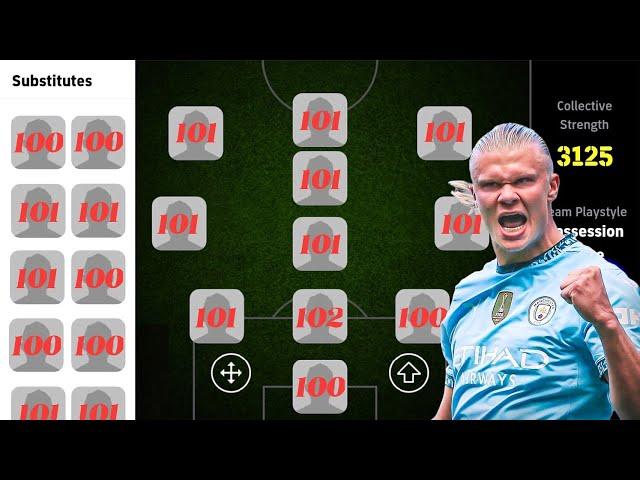 THE GOD SQUAD!  BEST 100+ RATED TEAM!! EFOOTBALL 2025 MOBILE