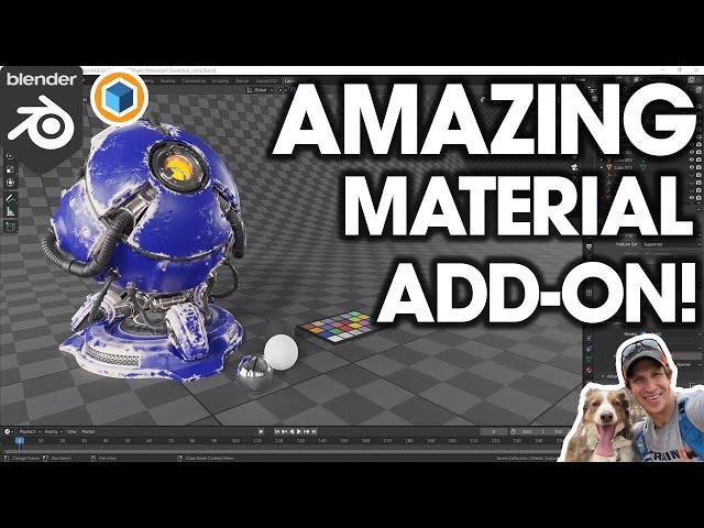 AMAZING Custom Materials in Blender with Fluent Materializer (Add Scratches, Grunge, and MUCH MORE!)