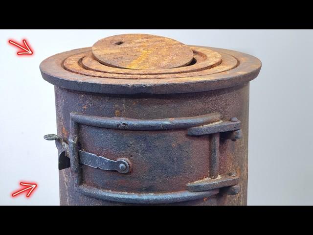 Saving a Wood Burning Stove - Full Restoration Project – Is This a Potbelly Stove?