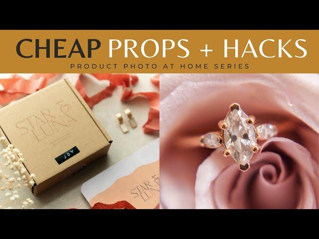 DIY Props & Hacks for Jewelry Photography | Product Photography at Home on a Budget (Pt. 1)