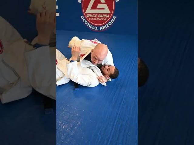 Simple loop choke from side control. #jiujitsu #bjj #mma #brazilianjiujitsu #graciebarra #bjjlife