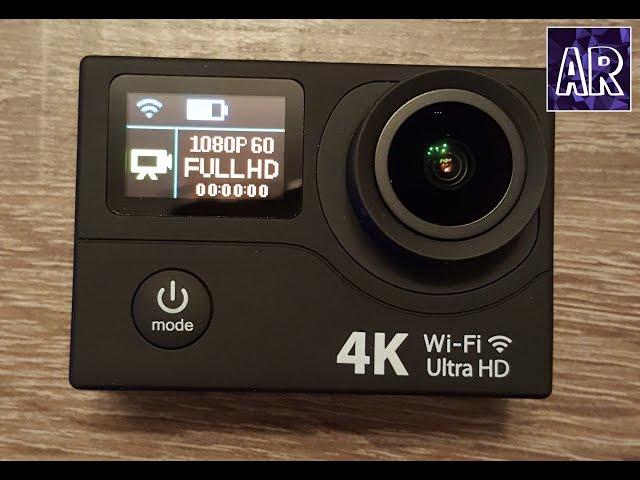 DAILY Action Kamera WiFi / Dual Display / 4K UHD@25FPS inkl. Zubehör/Fernbedienung