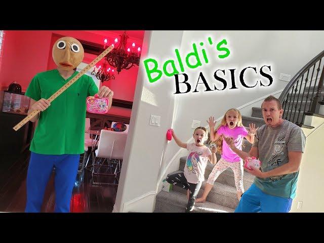 Baldi's Basics in Real Life in Our New House!!! BFF Toys Scavenger Hunt!