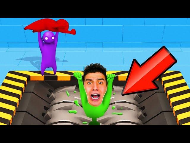 КТО ПОСЛЕДНИЙ УМРЕТ ЧЕЛЛЕНДЖ ! Я ПОЛНЫЙ НУБ В GANG BEASTS !