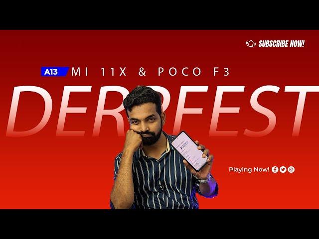 Mi 11x & Poco F3 Official Android 13 | Derpfest Custom Rom Review | Disappointed